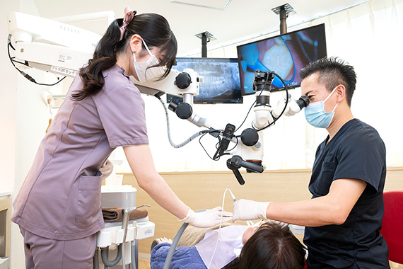 東京大森の歯医者・矯正歯科「大森沢田通り歯科・予防クリニック」｜マイクロスコープ